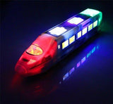 Speed-Train-Spielzeug mit LED-Leuchten und echten Soundeffekten