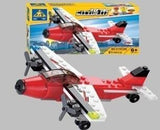 Spielsteine für die Herstellung von Flugzeugen oder Schnellbooten (81 Teile)
